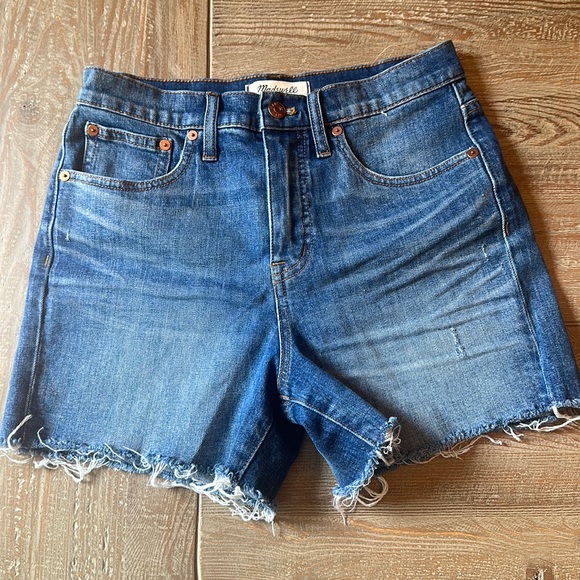 Madewell Hi-Rise Denim Shorts - Picture 1 of 3